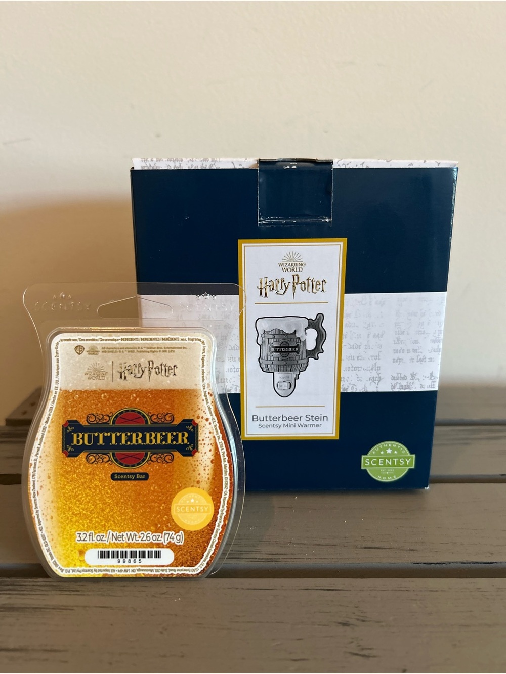 Wizarding World Harry Potter Butterbeer Stein Scentsy Plug In Warmer W Wax Bar